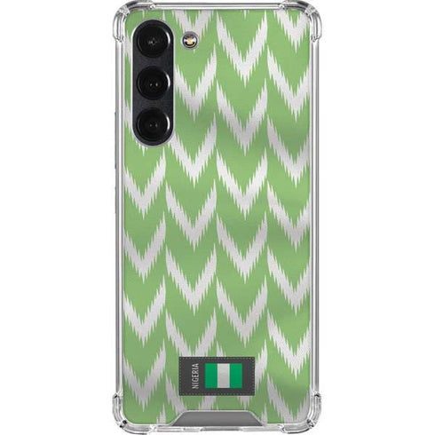 Nigeria Soccer Flag Galaxy S23 Plus Clear Case